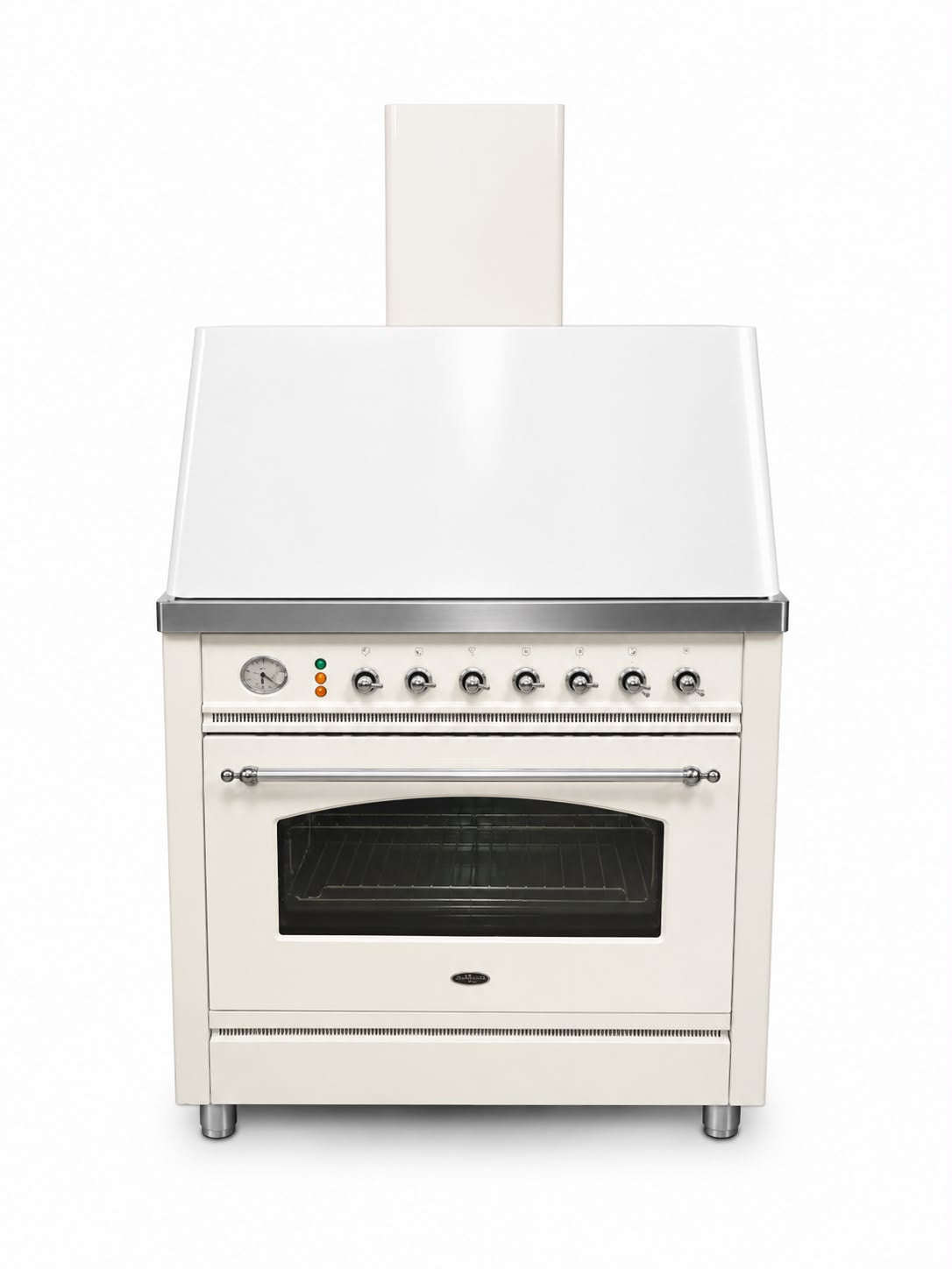 Keramisch fornuis 90 cm met afzuigkap