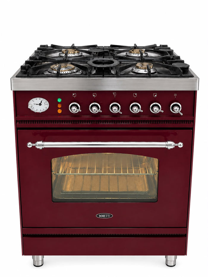 Bordeaux rood 4 pits 60cm